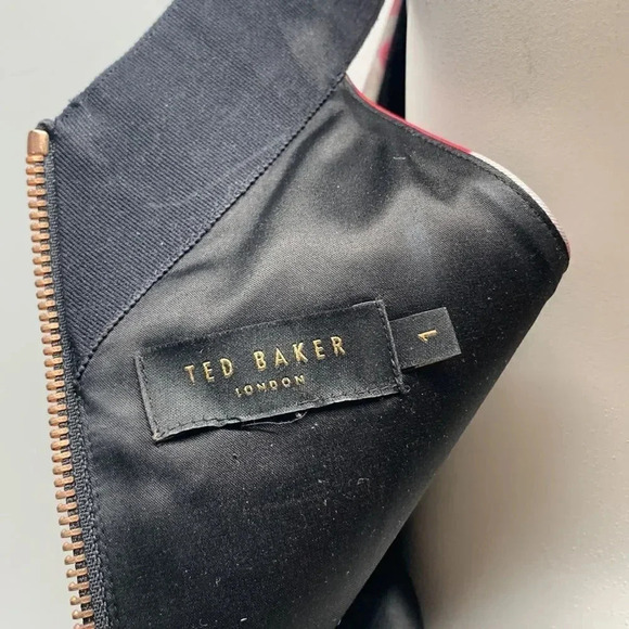 Ted Baker London Samra Floral Swirl Skater Dress Size 1 | Small - Picture 12 of 15